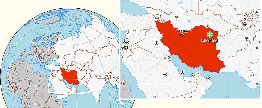 map_of_iran_highlighted_continent